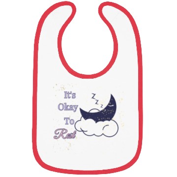 Discover It's okay to rest. Self care moon design Bibs