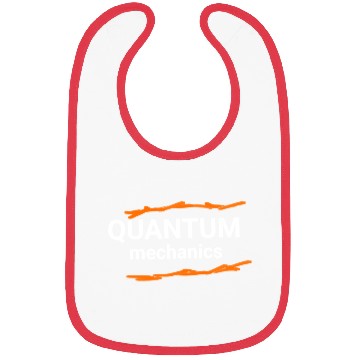 Discover Quantum Mechanics Minimalist Typography  Bibs
