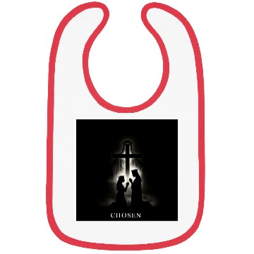 Discover Divine Crowned Figures Silhouette Design Bibs