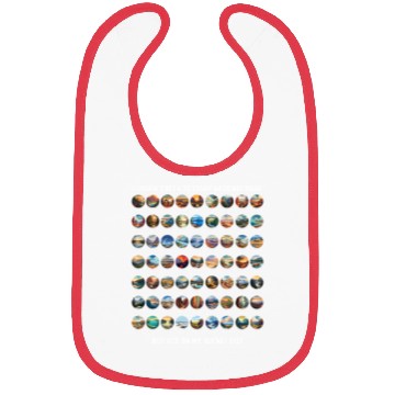 Discover All US National Park Checklist Bucket List Bibs