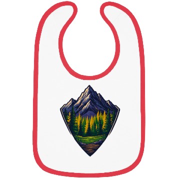 Discover Mountain Wilderness Nature Shield Bibs