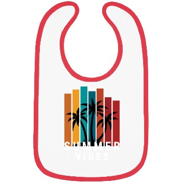 Discover Tropical Sunset Summer Vibes Design Bibs