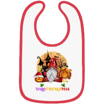 Discover Happy Hallothanksmas Halloween Thanksgiving Xmas Bibs