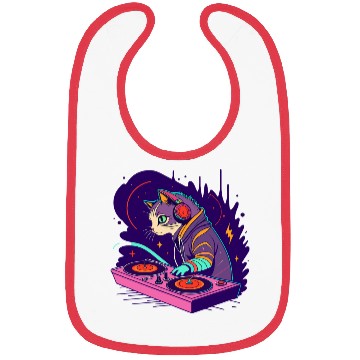 Discover Cosmic Cat DJ Bibs