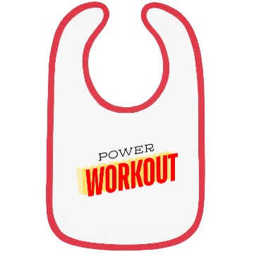 Discover Dynamic Workout Typography Design Bibs