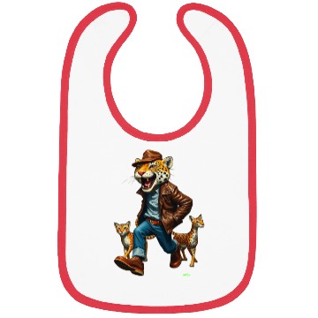 Discover Happy Jack the Jaguar.   by m@xx. Bibs