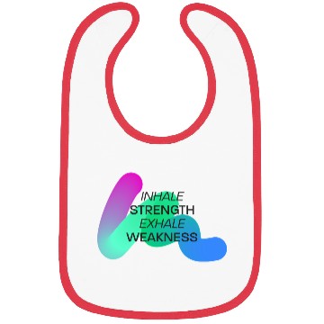 Discover Inspirational Breath Motivation Design Bibs