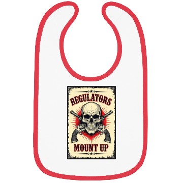 Discover Regulators Mount Up Skull Design Bibs