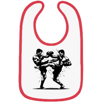 Discover Kickboxing - When Muscle Power Meets Willpower Bibs