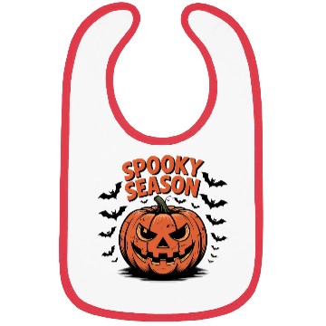 Discover Spooky Season Pumpkin Bibs