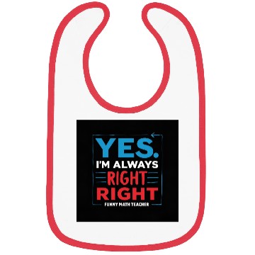 Discover Humorous Math Teacher Illustration   Bibs