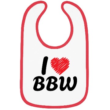 Discover I Love BBW – Bold Body Positive Statement Design Bibs