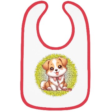 Discover Puppy Sunshine Smile Bibs