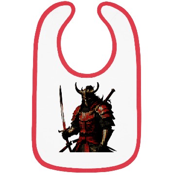 Discover Demon Warrior Dot Art Design Bibs