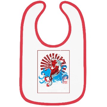 Discover Traditional Japanese Koi Fish Water Tattoo Bibs