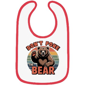 Discover Don’t Poke The Bear Vintage Style Bibs