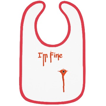 Discover I'm Fine Bibs