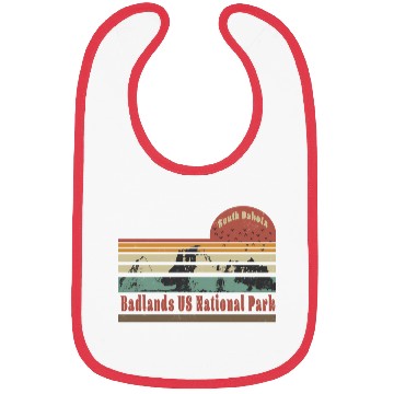 Discover Badlands US National Park South Dakota Travel Bibs