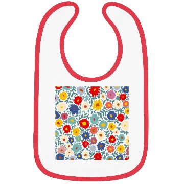 Discover Colorful Floral Pattern for Spring Wear Bibs