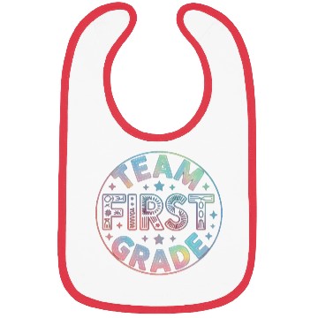 Discover Team First Grade Back To School Bibs