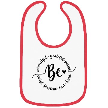 Discover Inspirational Mindfulness Circle Design Bibs