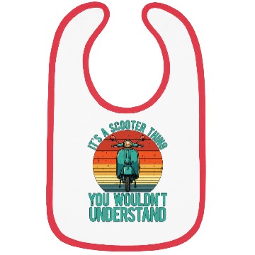 Discover It's A Scooter Thing Motorcycle Lover Scootering Bibs