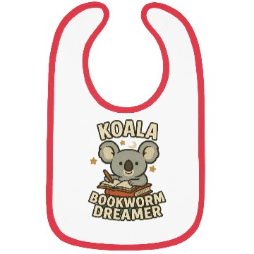 Discover Koala Bookworm Dreamer Bibs