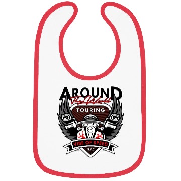 Discover Vibe of Speed Motorcycle Artwork Bibs