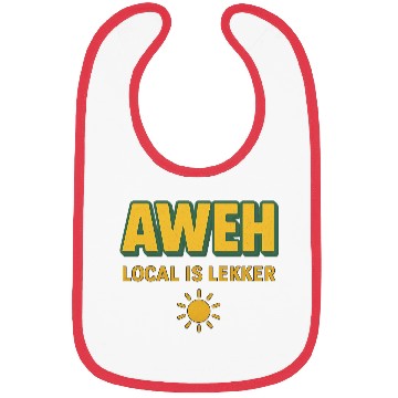 Discover Aweh Local is Lekker Sun Design Bibs