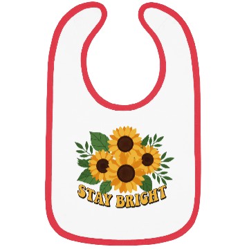 Discover Sunflower Blossom Inspirational Design Bibs