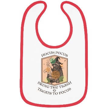 Discover Raccoon Witch - Hocus Pocus  Bibs