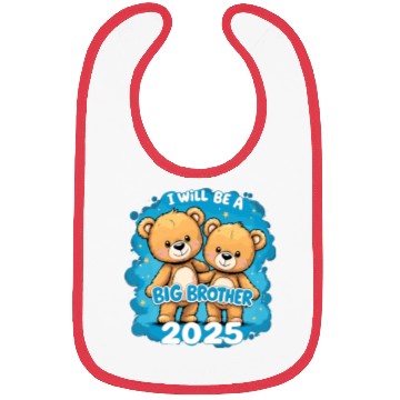 Discover I Will Be Big Brother 2025 Teddy Bear Bibs