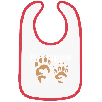 Discover Paraguine Paw Prints Animal Design Bibs