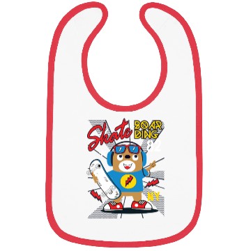 Discover Skateboarding Bear NY Skate Bibs