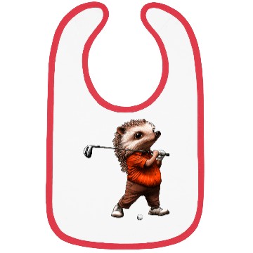 Discover Hedgehog Golf / Golfer Hedgehog Bibs