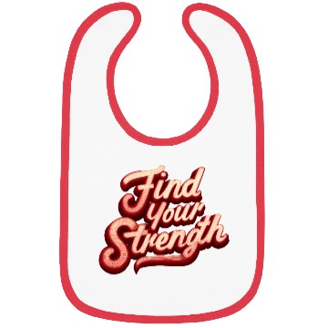 Discover Find Your Strength Retro Neon Bibs