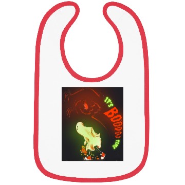 Discover It’s Booo Time Ghost Halloween Bibs