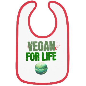 Discover Vegan for Life Earth Theme Design Bibs