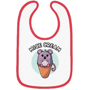 Discover Cute Mouse Cream Ice Cream Mice Cream Bibs