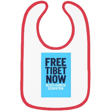 Discover FREE TIBET NOW! Resist chinese occupation Bibs