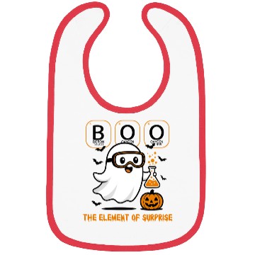 Discover Halloween Ghost with Chemistry Elements Bibs