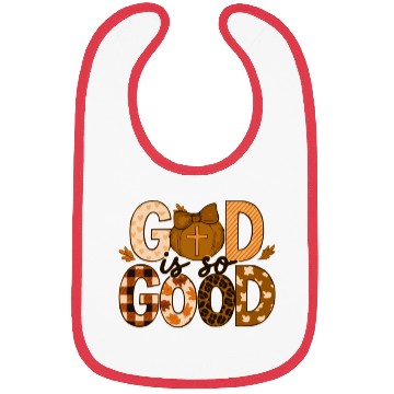 Discover God is so Good Autumn Fall Bibs