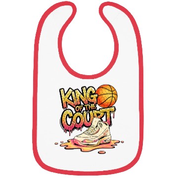 Discover King of the Court Basketball Street Art Design Bibs