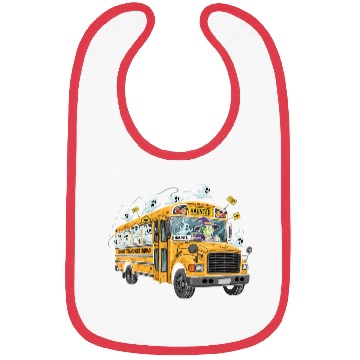 Discover Haunted Ghost Transport School Bus Bibs