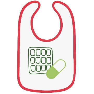 Discover Waffle Pill Logo GnG Bibs