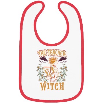 Discover Teacher Teaching Teachers School The Teacher Witch Bibs