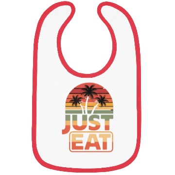 Discover Tropical Sunset Just Eat Design Bibs