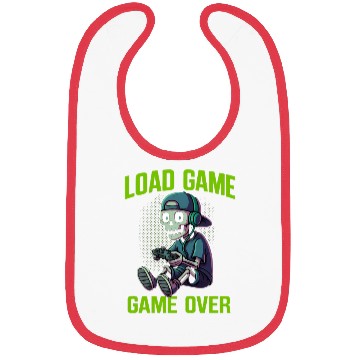 Discover Skull Gamer Loading Screen Art Bibs