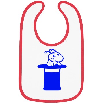 Discover Caterpillar top hat magician wizard magic trick Bibs