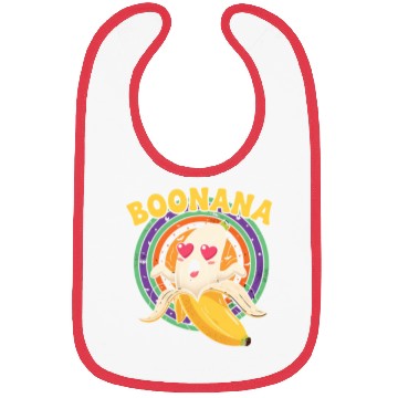 Discover Banana Boonana Cartoon Design Bibs